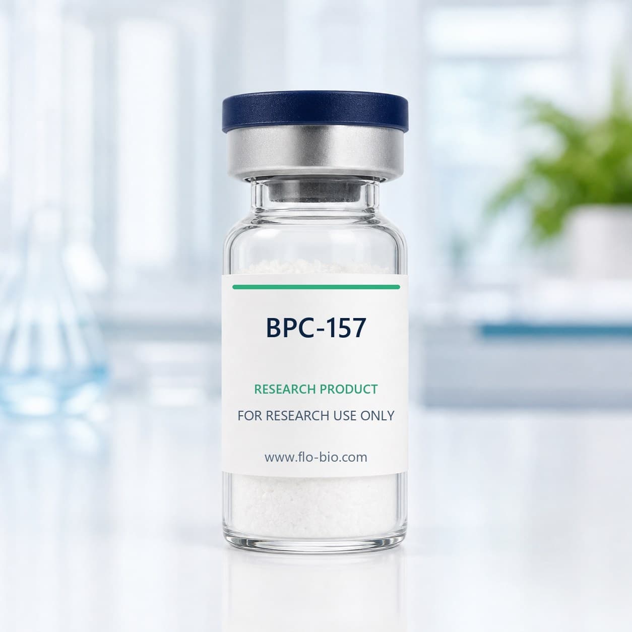 BPC-157 Flo Bio research peptide vial